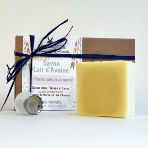 Visualisation du coffret savon Lait avoine
