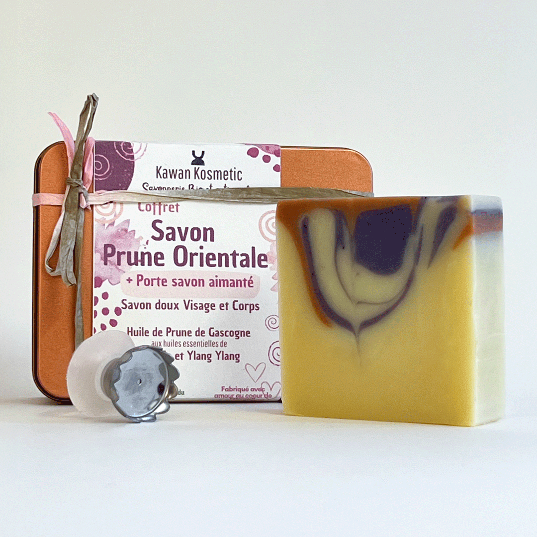Visualisation du coffret savon Prune Orientale ylang ylang