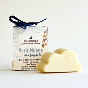 Savon nuage Lait Avoine, Karité et amande douce