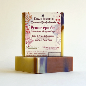Savon artisanal Prune épicée